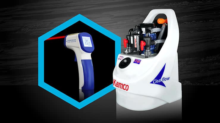 Kamco image of the Clearflow powerflush equipment