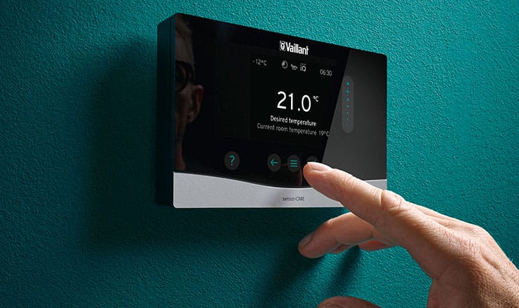 An image of a Vaillant thermostat
