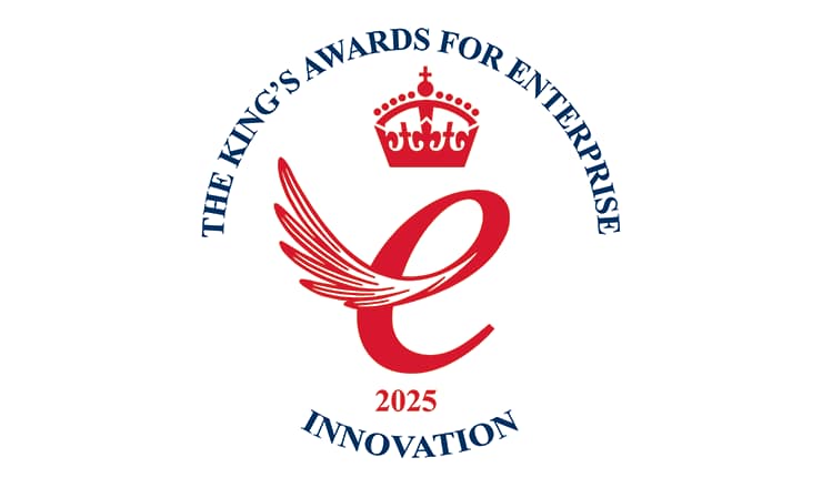 Logo for the King's Awards for Enterprise Innovation 2025